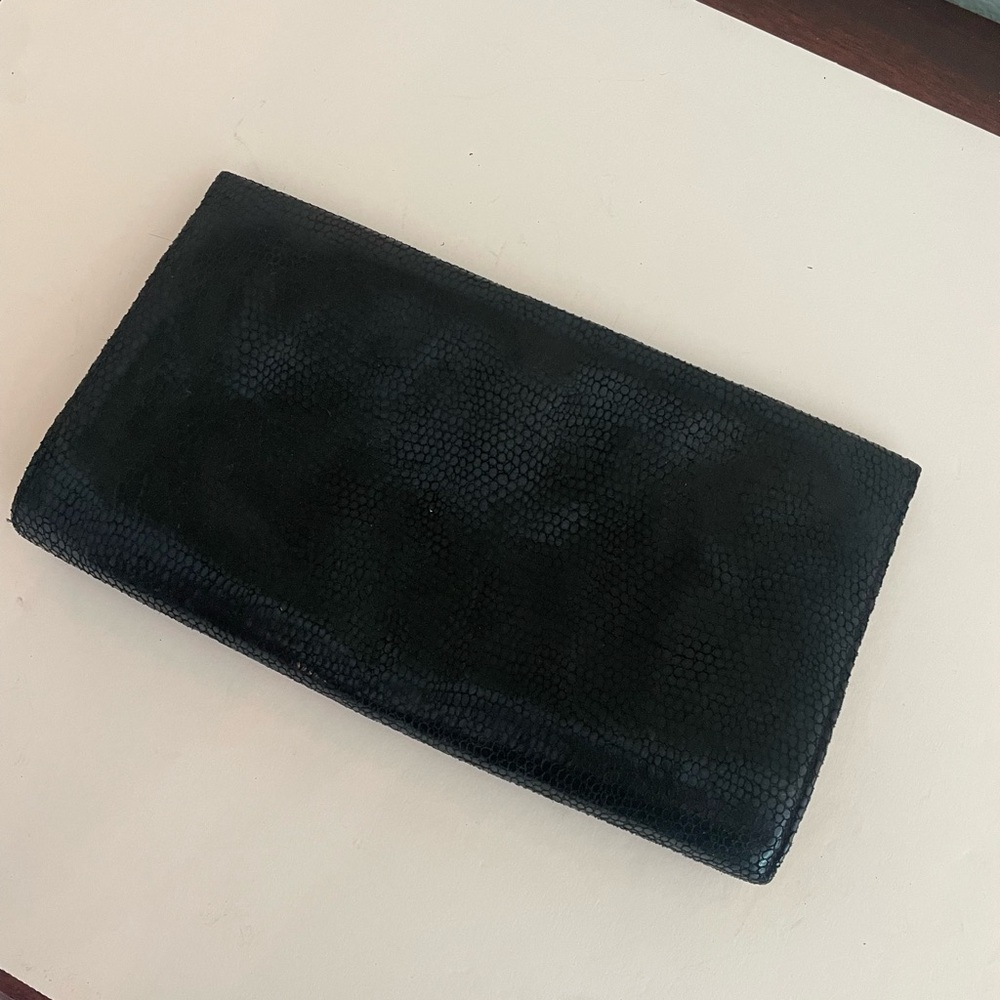 Black Suede Clutch